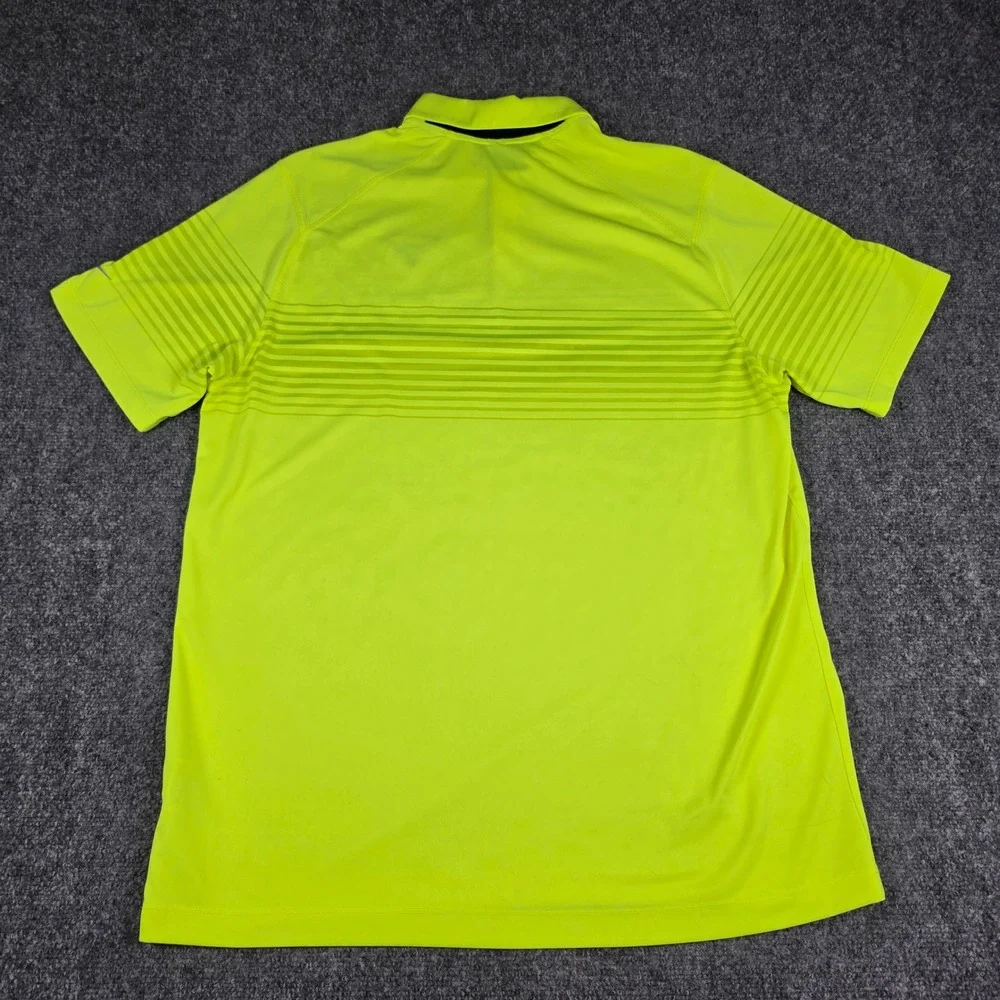 Texas Longhorns Nike Polo Shirt Mens XL Neon Yellow Dri-FIT Golf Tour 639945-702
